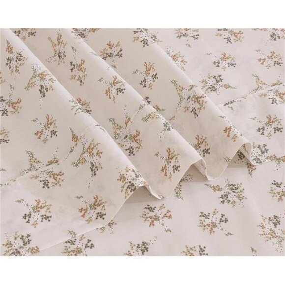 100% Cotton Split King Sheets Sets for Adjustable Bed, 5 PCs, Soft & Breathable - Picture 6 of 8